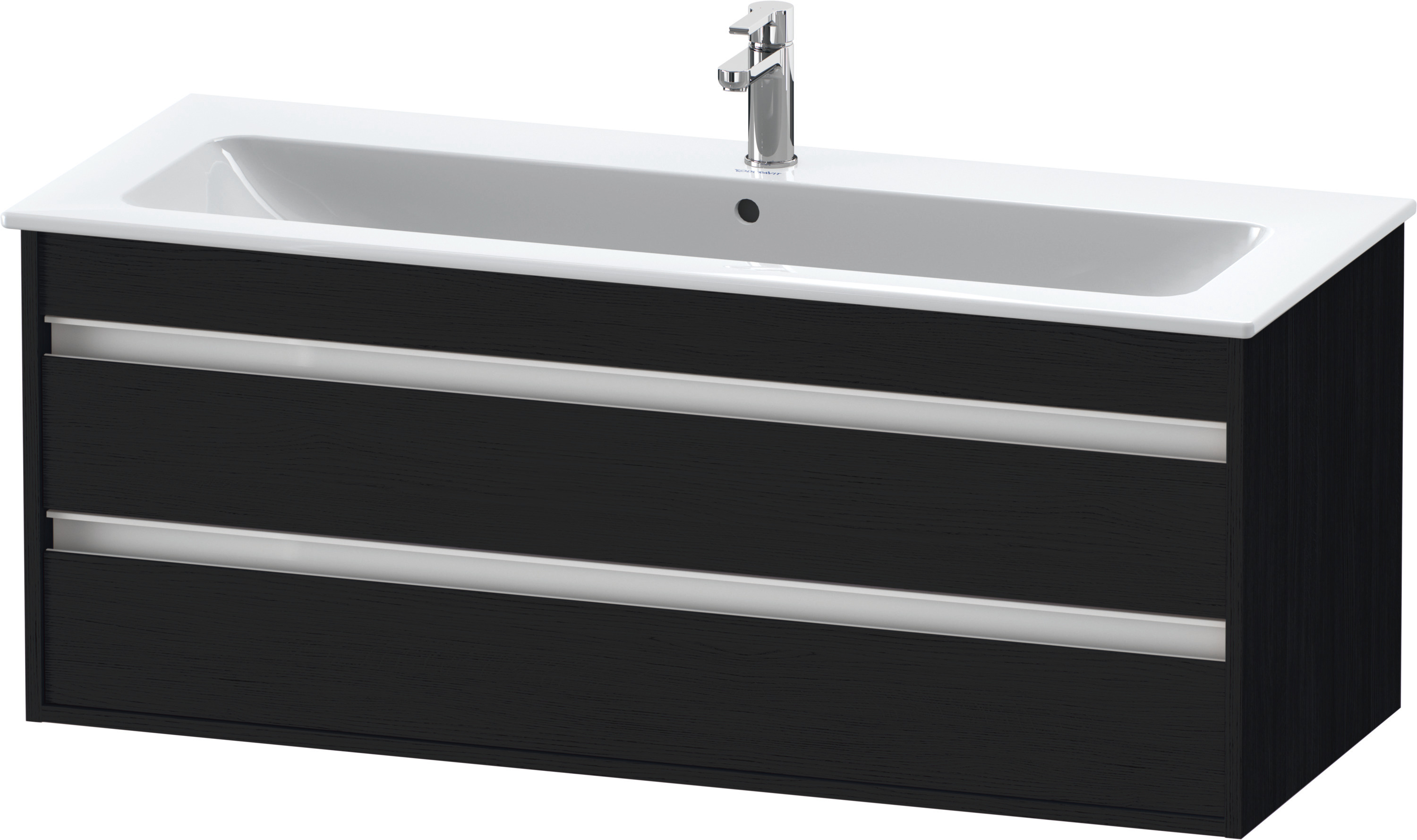 Duravit WTU Ketho f. ME by Starck, 2 Schubk. 480x1200x475mm, Eiche Schwarz
