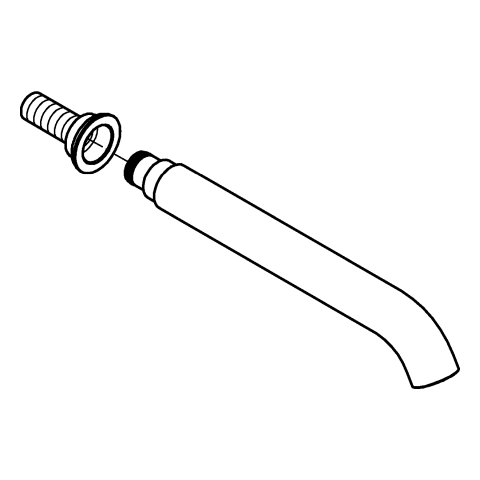 GROHE Auslauf 48638 Ausladung 180mm mit Mousseur cool sunrise