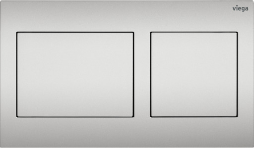 Viega WC Ausstellungsplatte VfS 21 8611.19 aus Kunststoff in edelmatt