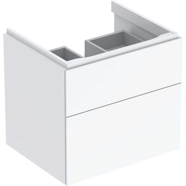 Geberit Xeno2 Unterschrank f. WT, 2 Schubl. 58x53x46,2cm, weiß