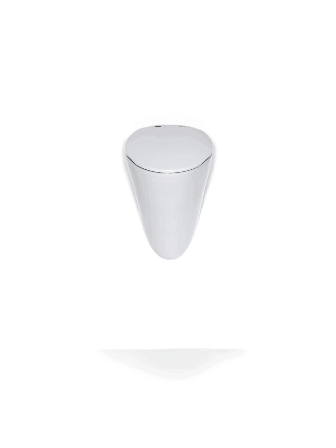 DU Urinal Starck 1, Zu- und Ablauf verd. absaugend, f.Deckel, o.Fliege, weiß