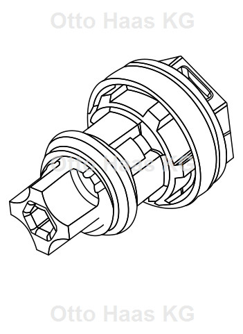 HAAS Kolben für Grohe Ref.Nr: 43450000 für Urinalspüler 37339/37437