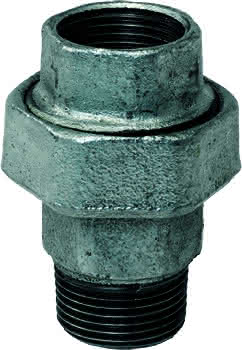gebofittings Temperguss Gewindefittings 341 - Verschraubung konisch 3/4", verz. gebofittings Temperguss Gewindefittings 341 - Verschraubung konisch 3/4", verz.