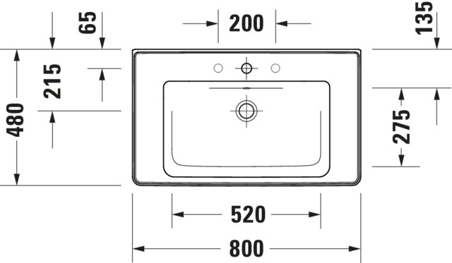 DU Möbel-WT D-Neo, 800mm, weiß mit ÜL, mit HLB, 1 HL