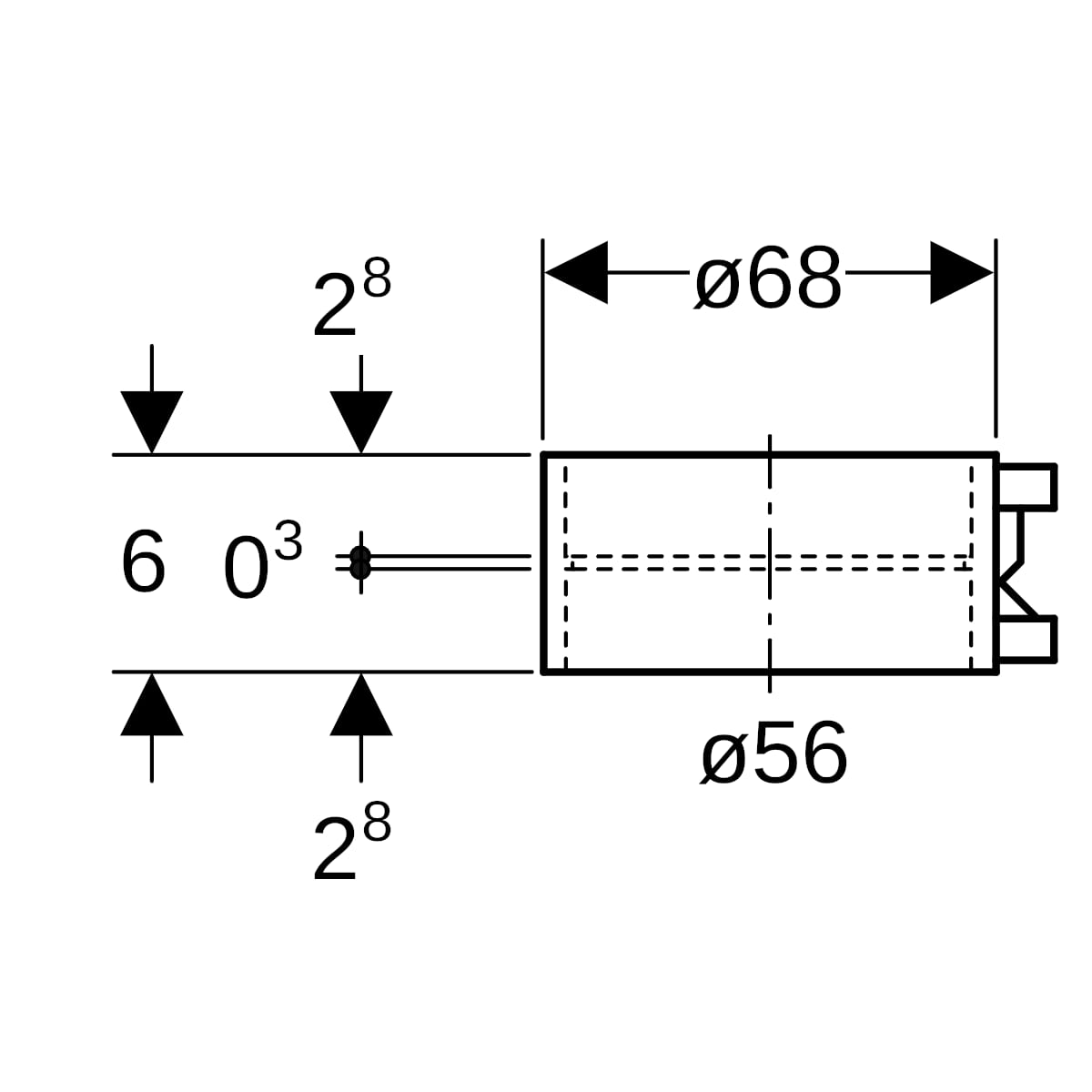 Geberit Elektroschweissmuffe d56