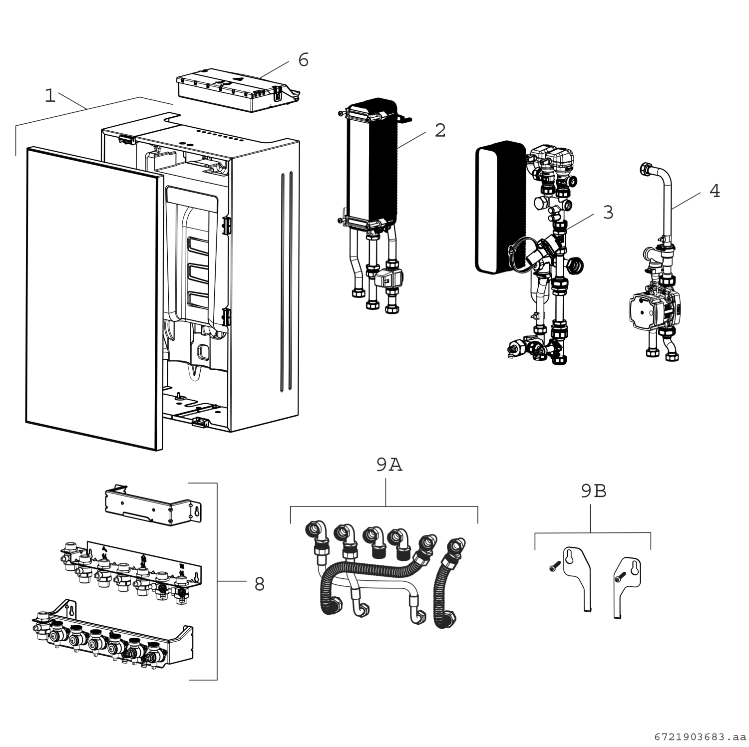 BOSCH Zubehör für Wohnungsstationen Design Blende, passend für Adapterkit