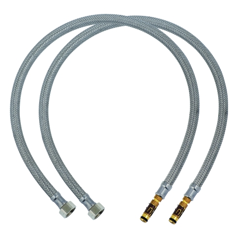 GROHE Druckschlauch 06752 2 Stück chrom