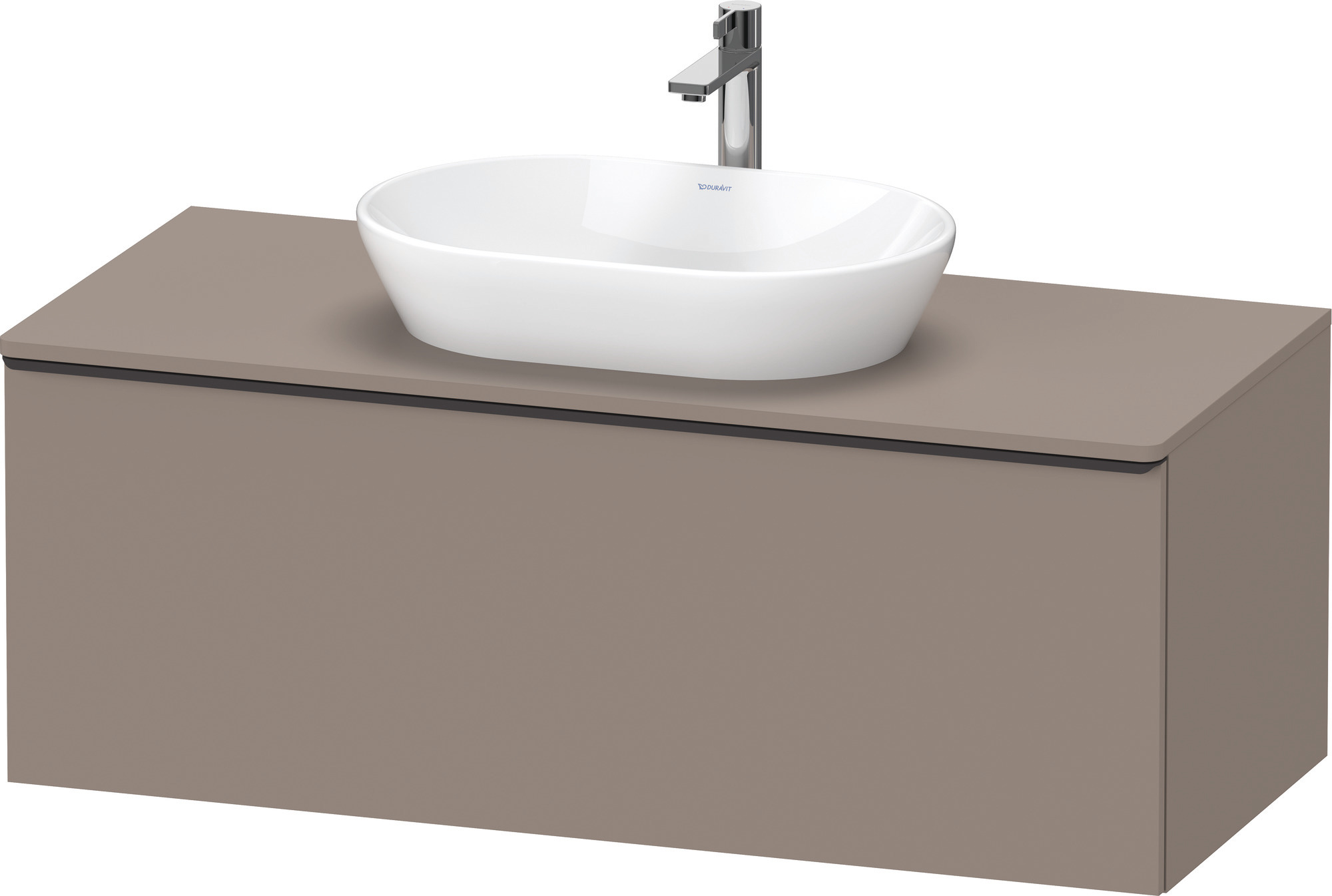 Duravit D-Neo,Kons-WTU,Ausz:1,Gr:Diam.Schwarz 1200x550x459mm,Wdh,Basalt Matt, Dekor