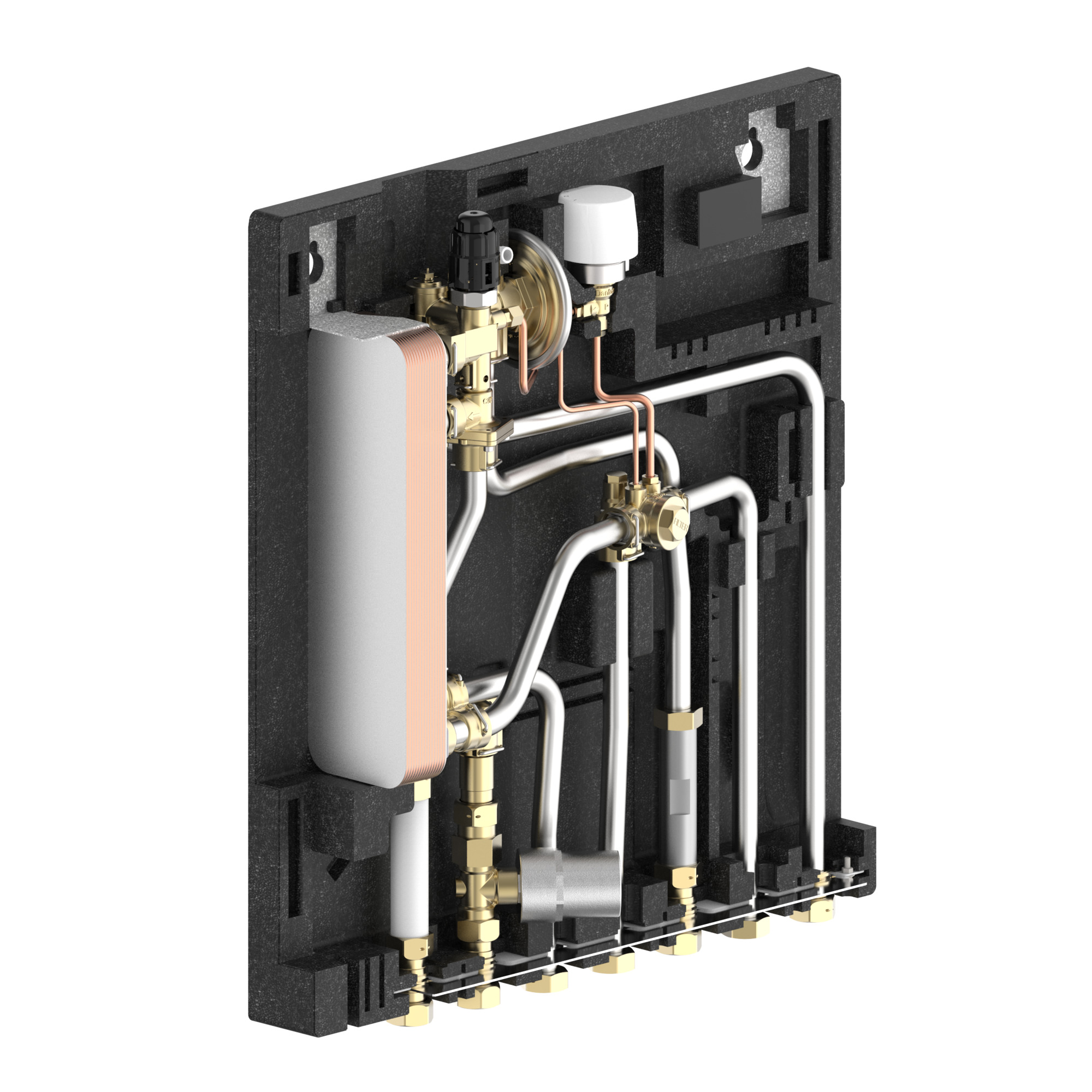 Danfoss EvoFlat FSS 1E inkl. WD-Haube + WSD