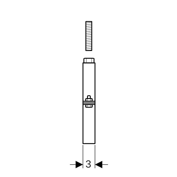 Geberit Pluvia Set Rohrschellen (2St.) m. Elektroschweißband, f. Fixpunkt, d315