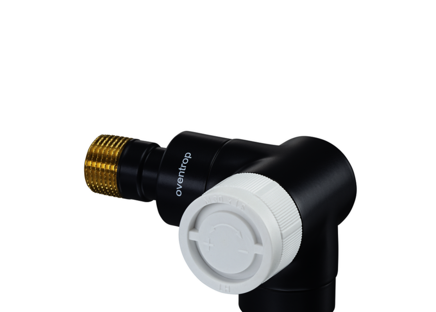 OVENTROP-Thermostatventil "E" DN15, 1/2", PN10, Wi.-Eck re, anthrazit