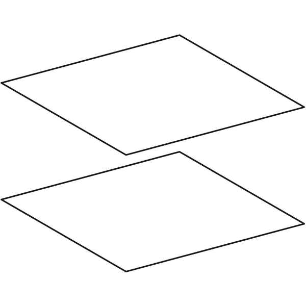 Geberit Set Antirutschmatten für Unterschrank für Waschtisch, Breite 120 cm