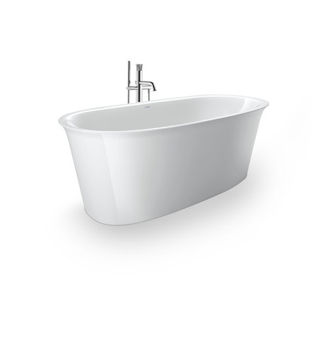 Duravit White Tulip BW Oval 1600x800,Freist. Acryl,Nahtl.VK, Rückenschr.2 L/R,Weiß