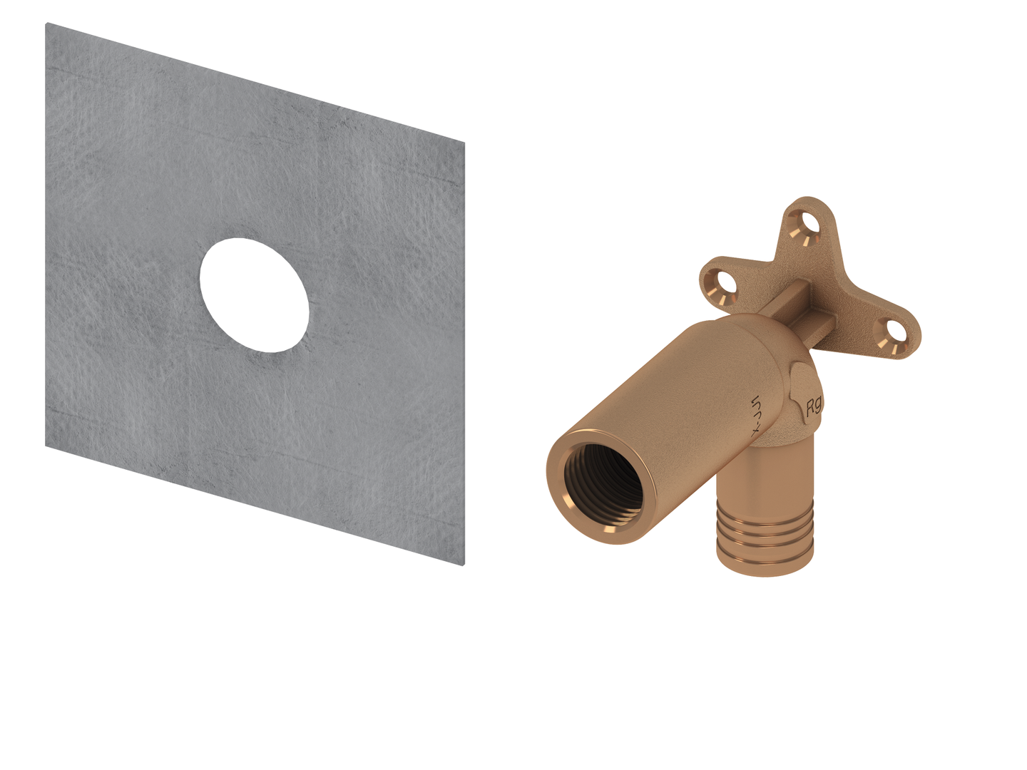 TECEprofil System-Wandscheibe TECElogo 20x1/2" lange Ausf., Siliziumbronze TECEprofil System-Wandscheibe TECElogo 20x1/2" lange Ausf., Siliziumbronze