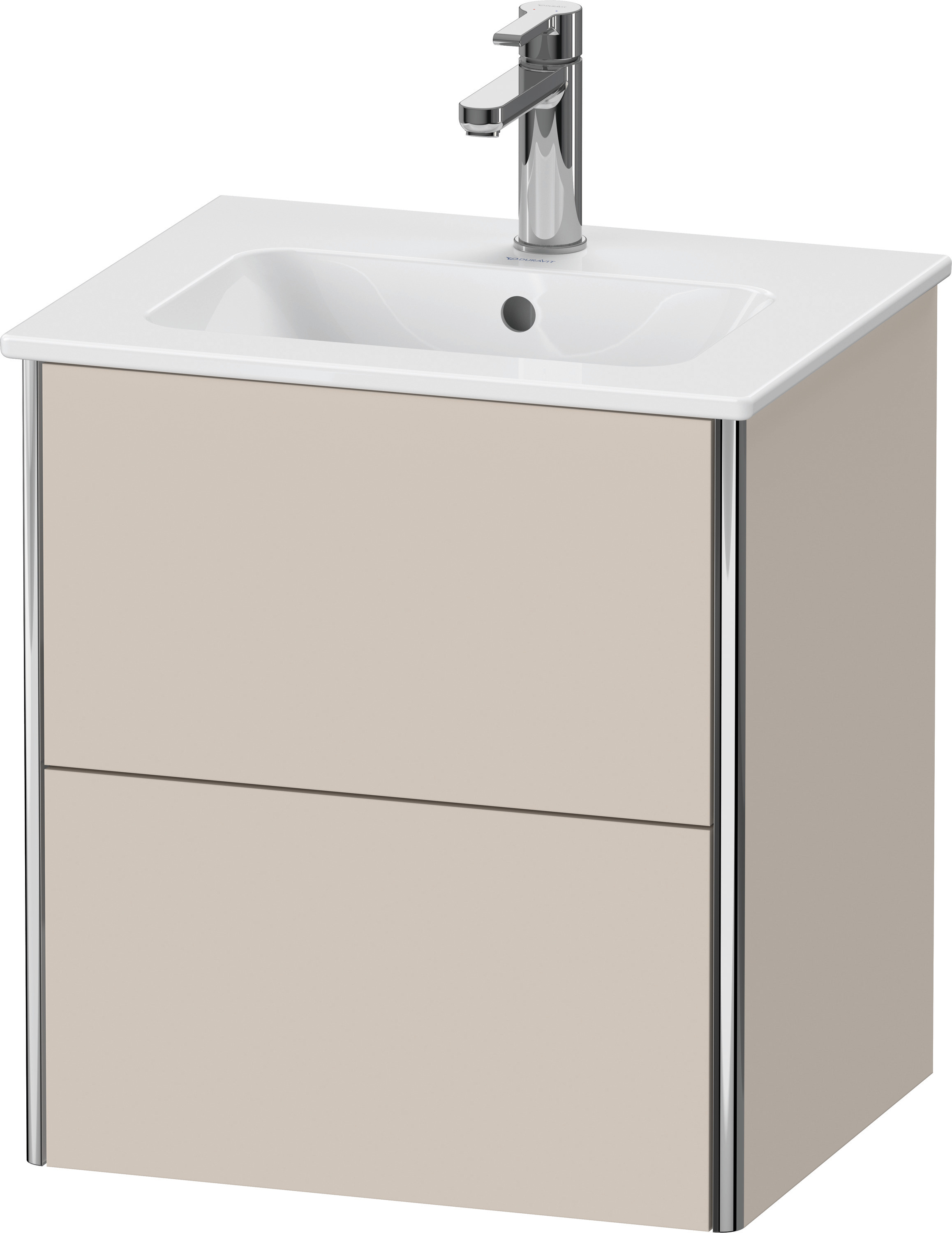 Duravit WTU XSquare wandhängend, 2 Schubk. 560x510x418mm, Taupe