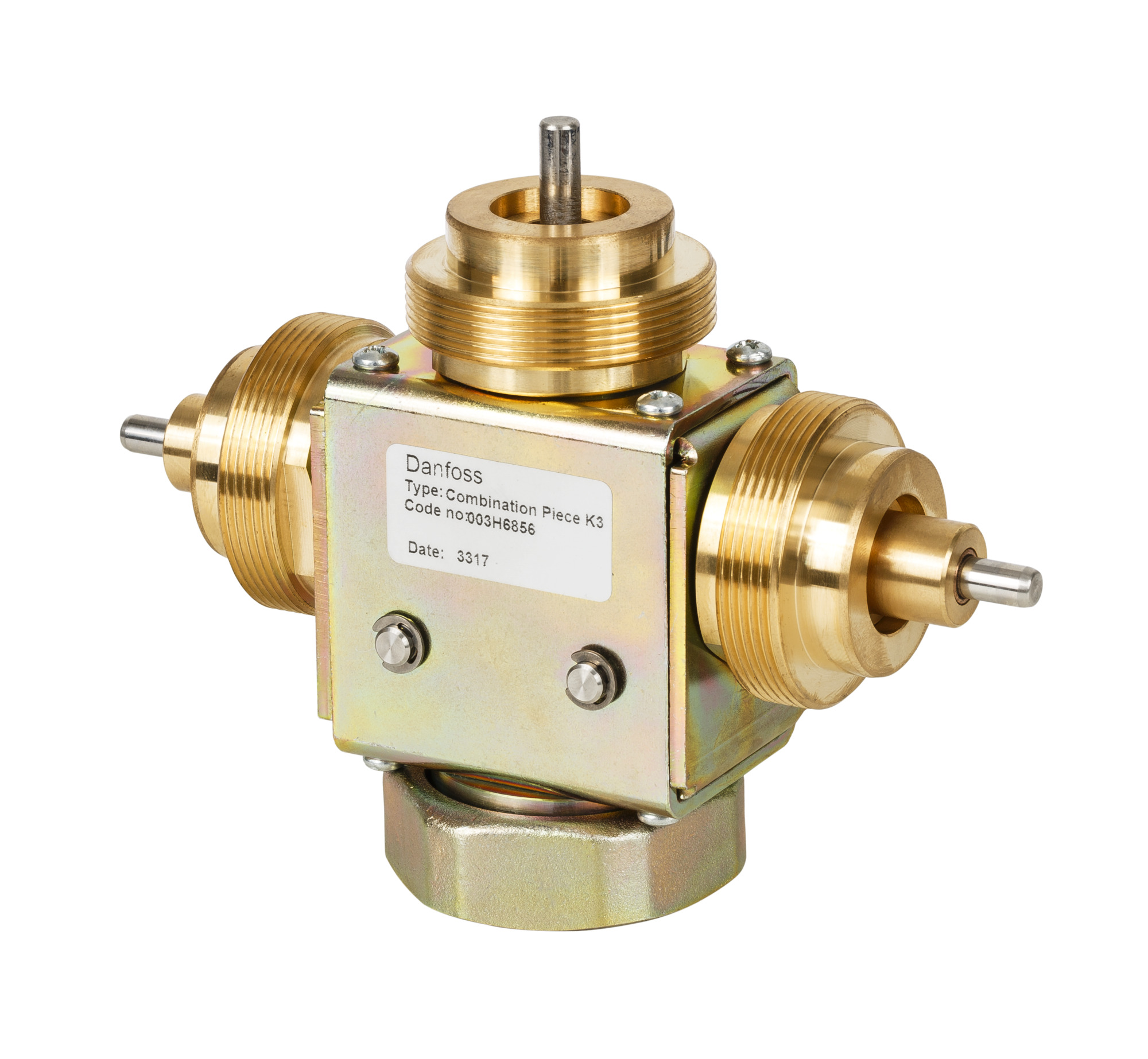 Danfoss Kombinationsstück K3 f. AV-Serie zur Erw. auf Dreifachanschluss