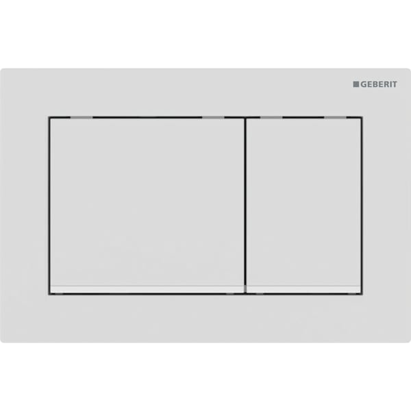 Geberit Omega20 (ex Omega30) BetPl., 2-M-Sp. Square, wem lack, Etc/ weiß Geberit Omega20 (ex Omega30) BetPl., 2-M-Sp. Square, wem lack, Etc/ weiß