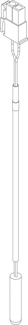 BOSCH Ersatzteil TTNR: 8738203398 Temperaturfühler NTC 900mm 4,7kOhm