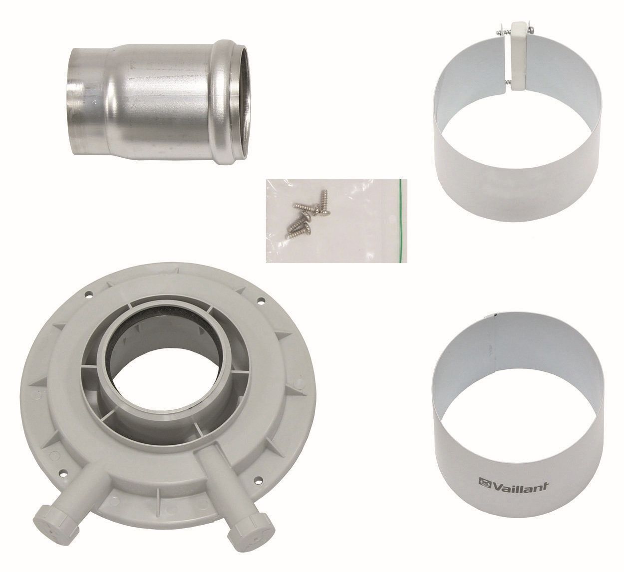 Vaillant Geräteanschlussstück Brennwert für Luft-/Abgasführung 63/96 mm