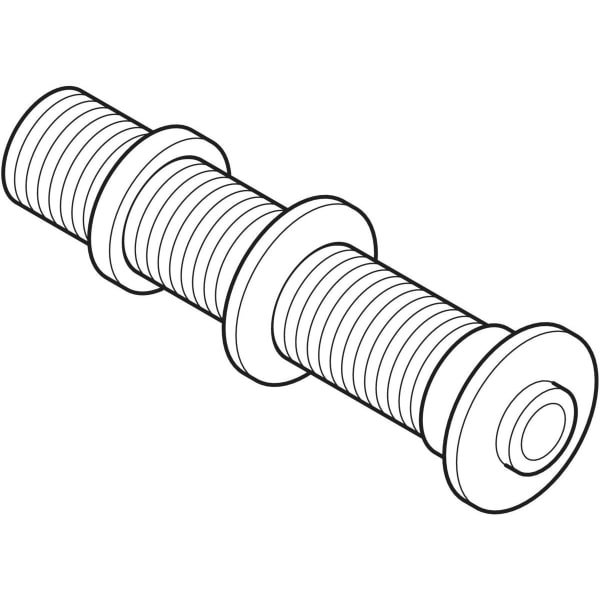 Geberit Drücker und Rosette glanzverchromt