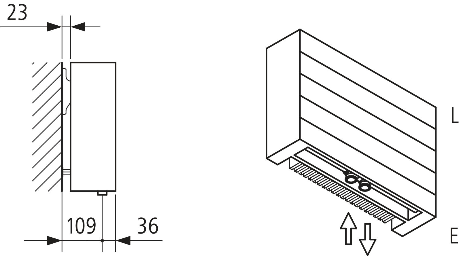 Kermi Heizwand HHN Typ22 BH490x122x600mm QN938,weiß,6bar,m.Abd.,AB 12,LH400
