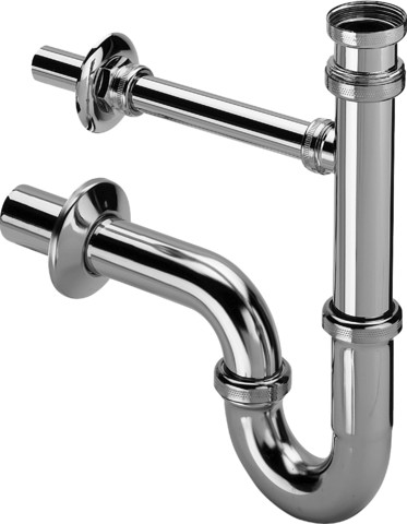 Viega Röhrengeruchverschluss 5611.02 in G1 1/4 x G1 1/4G x 240mm ms verchr.