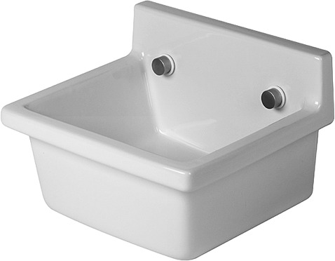 DU Ausgussbecken Starck 3 480 mm ohne ÜL, ohne HLB, weiß DU Ausgussbecken Starck 3 480 mm ohne ÜL, ohne HLB, weiß