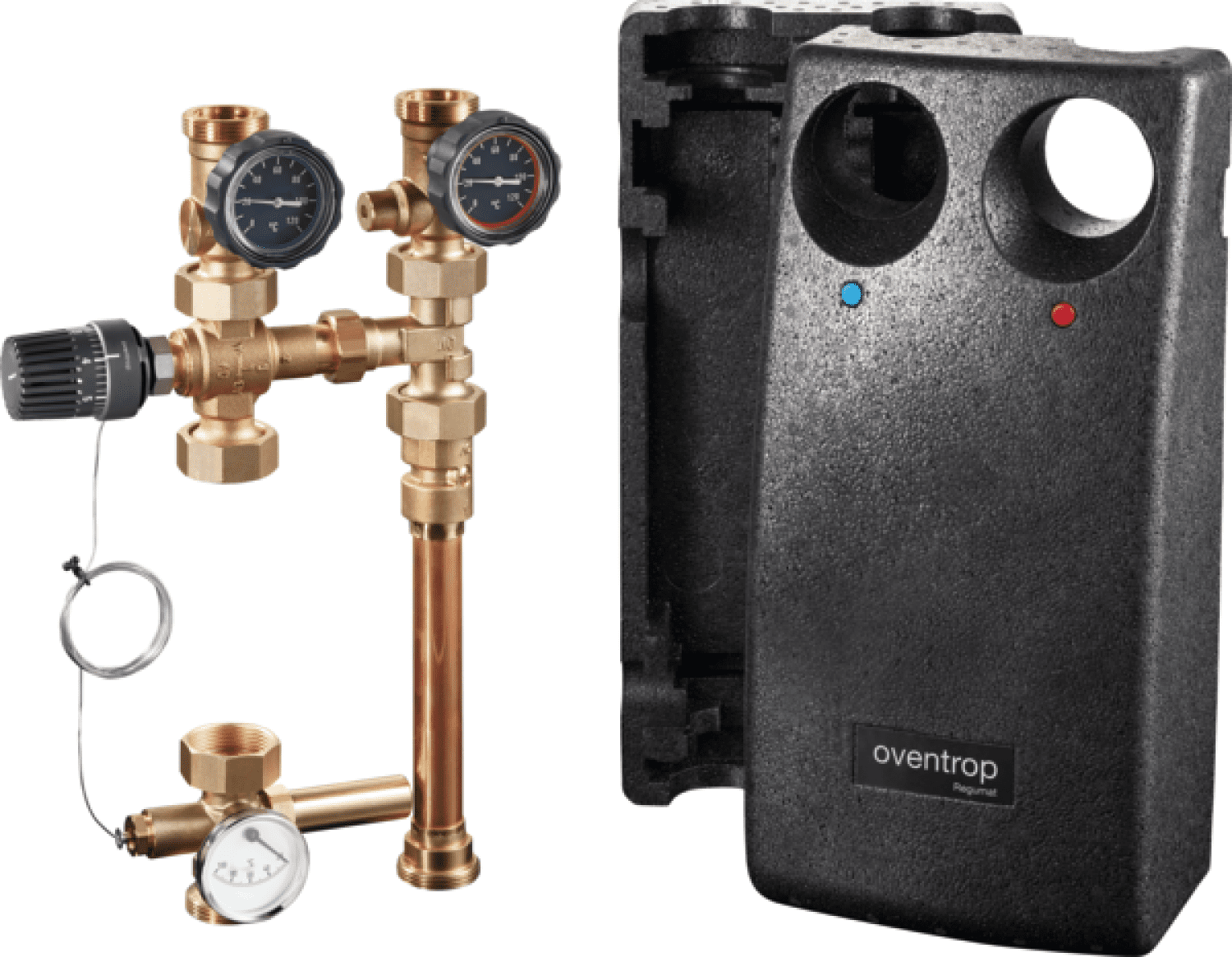 OVENTROP-Station Regumat RTA-180 DN 25, Wilo PARA 25-180/6-43/SC-6