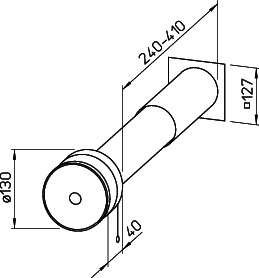 Helios ZLE 100 Zuluft-Element weiß Typ 400