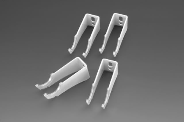 Zehnder Wandkonsolen Set 4 x C 15 Sonder-Lackierung, 148419