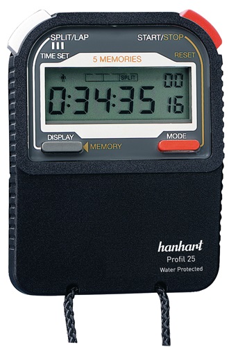Stoppuhr Pro 25 1/100 Sek.dig.HANHART Stoppuhr Pro 25 1/100 Sek.dig.HANHART