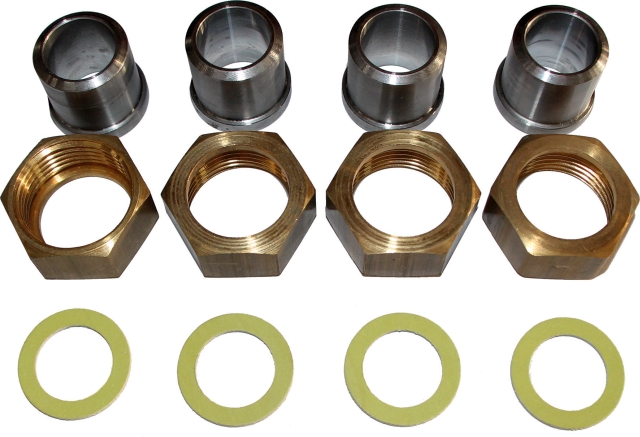 Wolf Anschluss-Set Fittings 1" Schweißanschluß (ST52-3), für SL-32.. Wolf Anschluss-Set Fittings 1" Schweißanschluß (ST52-3), für SL-32..