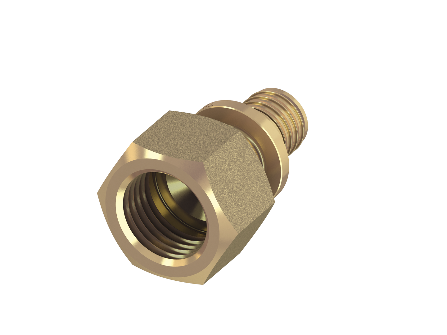 TECEflex Übergangsmuffe Dim. 16 x Rp 1/2" Standard Messing