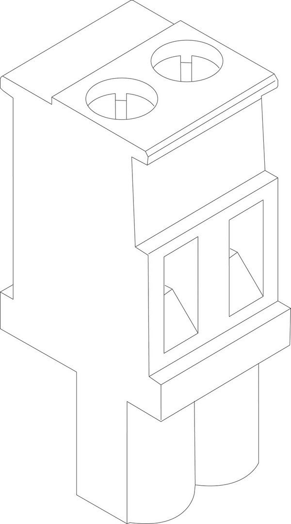 BOSCH Ersatzteil TTNR: 8718585576 Anschlussklemme 2-pol FR Maigrün everp