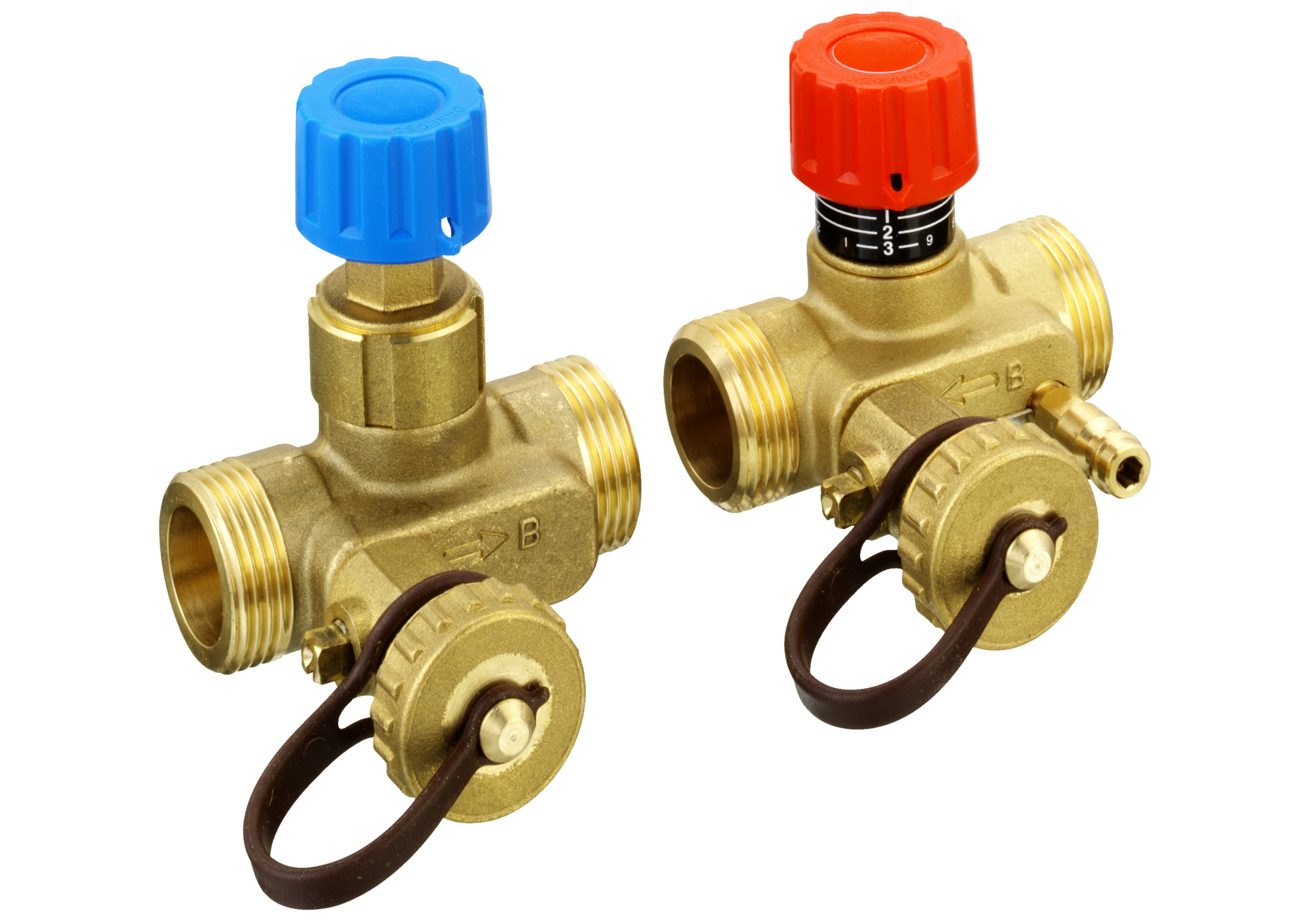 Danfoss Absperr-/Regulierventil USV-Set USV-Set 40 (1 USV-I, 1 USV-M), Rp 1 1/2