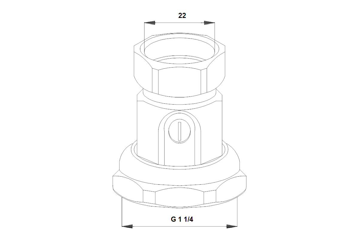GRUNDFOS Zubehör für Umwälzpumpen Ventil-Kugel-Satz G1 1/4in X 22mm