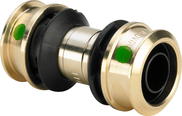Viega Kupplung mit SC Raxofix 5315 in 16mm Siliziumbronze