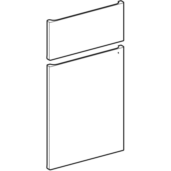Geberit Schubladenfront/Tür Set Renova Plan Seitenschrank H:70cm, Bj 2021, weiß