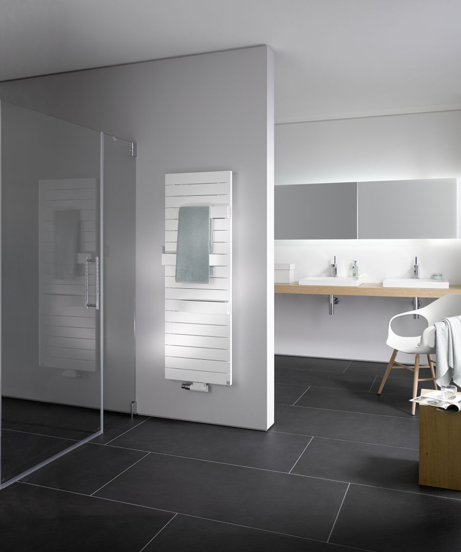 Kermi TABEO 1437x101x500mm QN 758,RAL9016,Mittenanschluss
