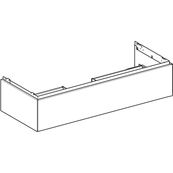 Geberit ONE Unterschrank für WT/-Platte 1 Schubl., 118.4x26,6x47cm, Eiche