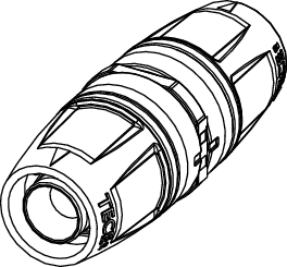 TECElogo-Push Kupplung Dim. 25 x 25, PPSU