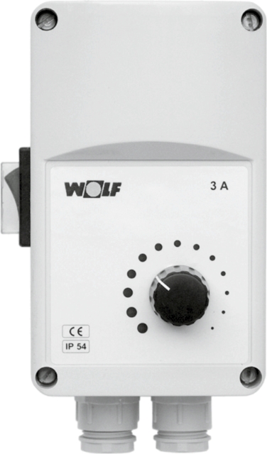 Wolf Stufenloser Drehzahlregler für LD 15 max. Schaltstrom 3,0A, 230V