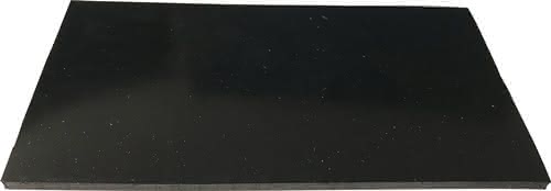 Gummiplatte B.1,4m L.10m D.3mm schwarz EPDM/SBR o.Gewebeeinlage Gummiplatte B.1,4m L.10m D.3mm schwarz EPDM/SBR o.Gewebeeinlage