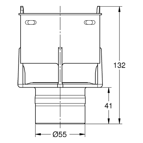 GROHE Austauschsitz 43545 für Spülkasten