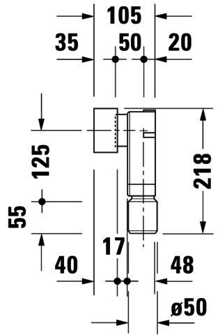 DU Unterputzsiphon für Waschtisch Architec, inkl. Anschlusszubehör
