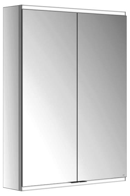 KEUCO Royal Modular 2.0 SPS, bel. 80021, Vorb,2Steckd,sb-elox,700x900x160mm