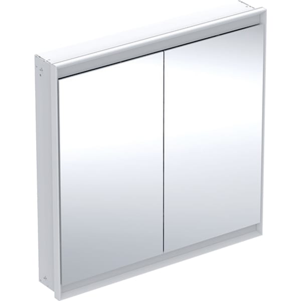 Geberit ONE Spiegelschrank mit ComfortLight 2 Türen, UP-Mont., 90x90x15cm, weiß