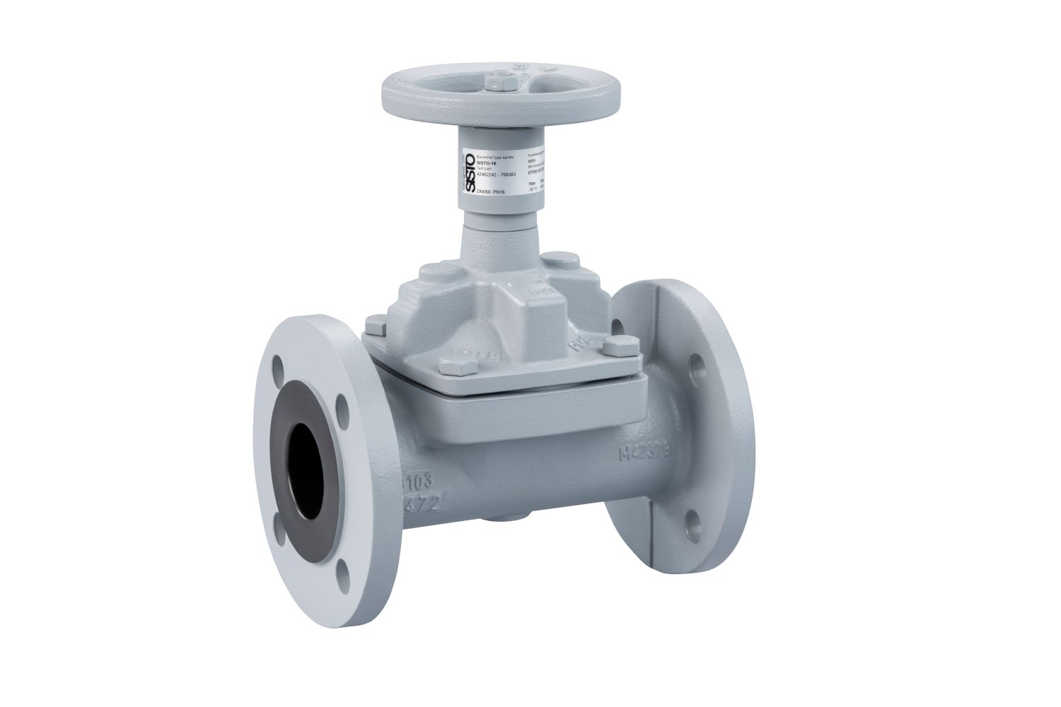 KSB Membranventil SISTO-16 DN15 PN16 EN-GJS-400-18-LT/AKL-NRH_PTFE/EPDM
