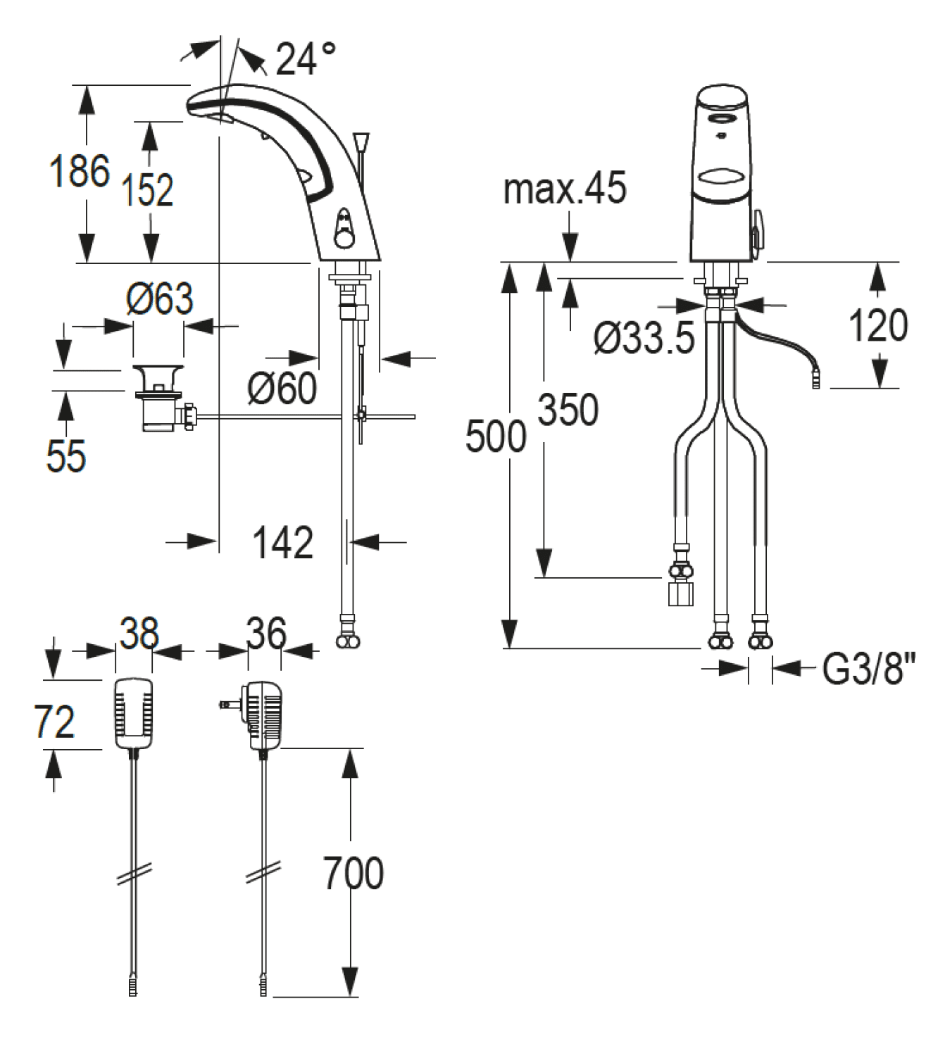 CONTI+ iQ elektr. IR Standarm. Vcon. m.Misch. druckl. CR o.Ablg. Click+ A30