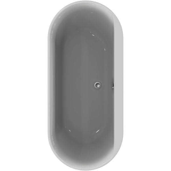 IS Oval-Badewanne Connect Air, 1800x800x475mm, Weiß